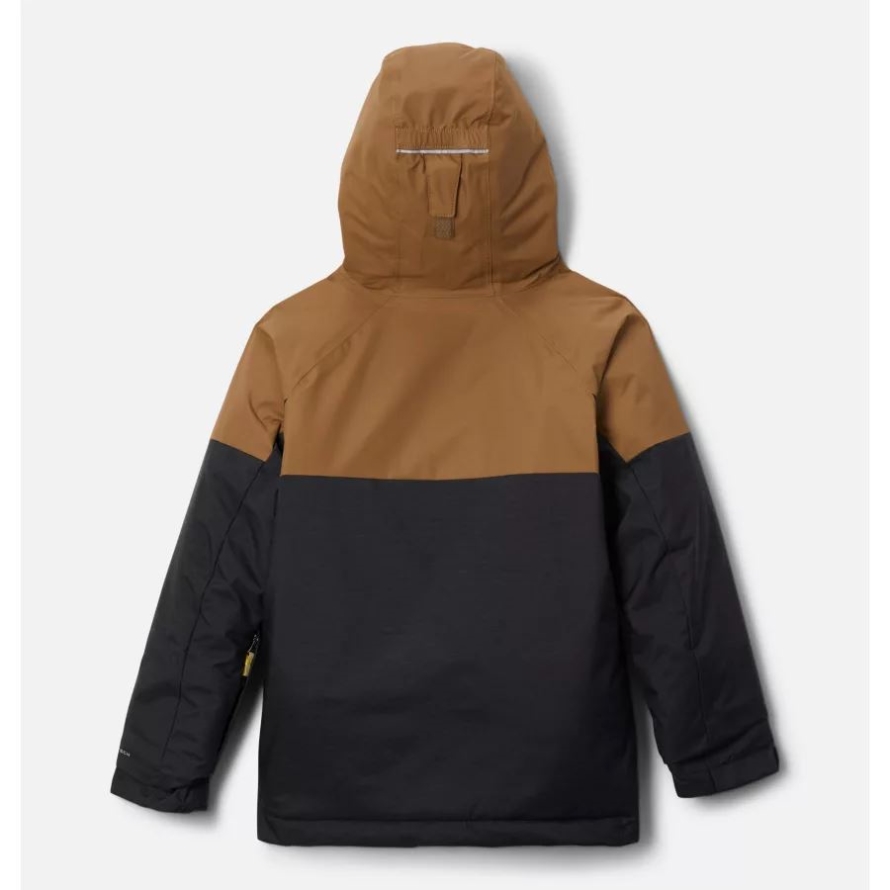 Black Heather/Delta Boys' Alpine ActionII Waterproof Ski Jacket Columbia