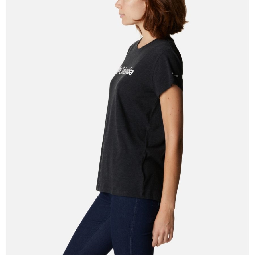 Black Heather/Gem Columbia Columbia Women's Trek Casual Graphic T-Shirt