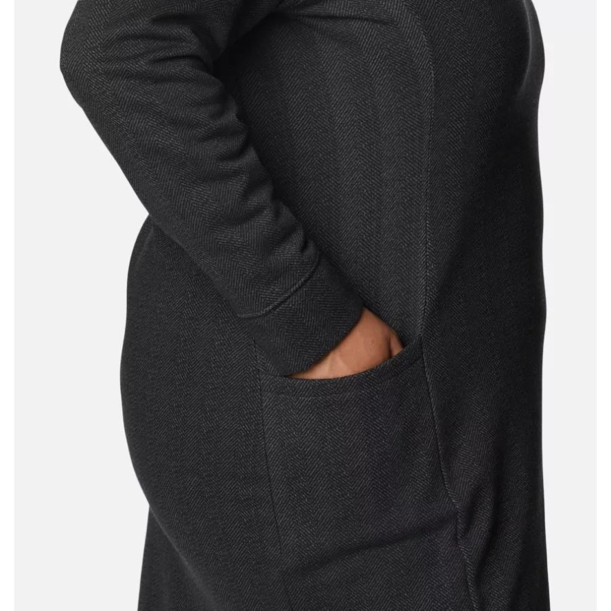 Black Herringbone Columbia Women's Columbia Lodge Dress Plus Size
