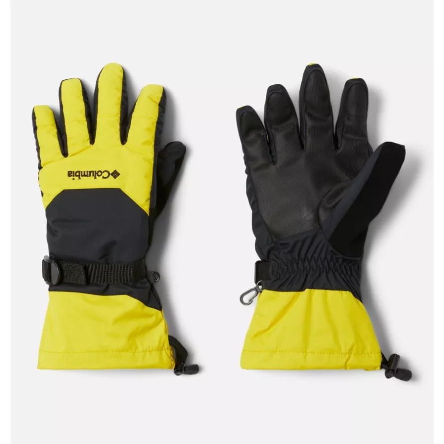 Black/Laser Lemon Columbia Men's Last Tracks Gloves