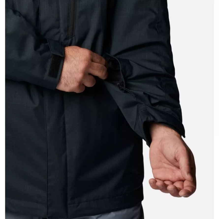 Black Melange Columbia Men's Whirlibird IV Interchange Jacket Big