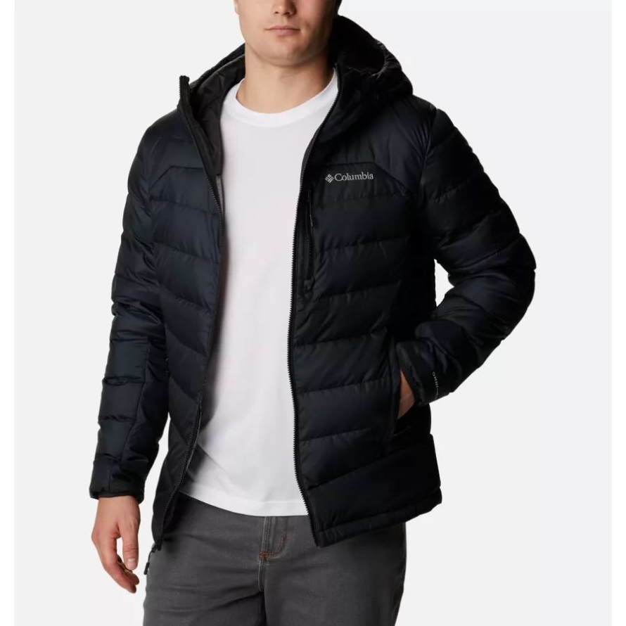 Black Men's Autumn Park Down Hooded Jacket Columbia