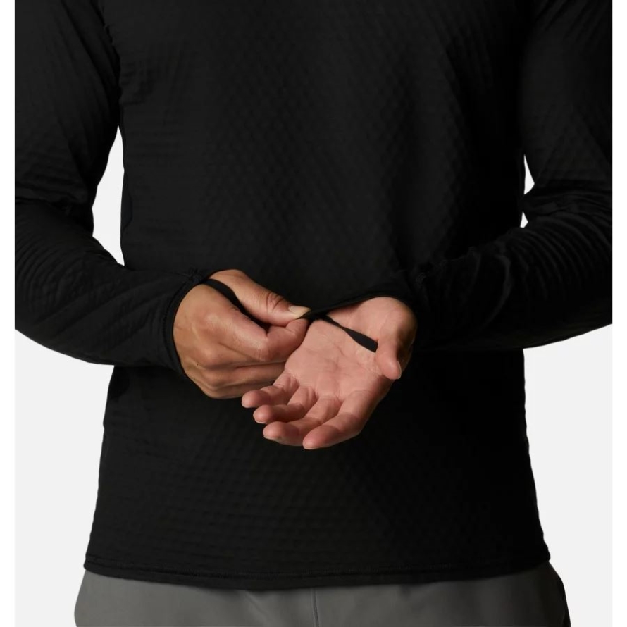 Black Men's Bliss Ascent Long Sleeve Shirt Columbia
