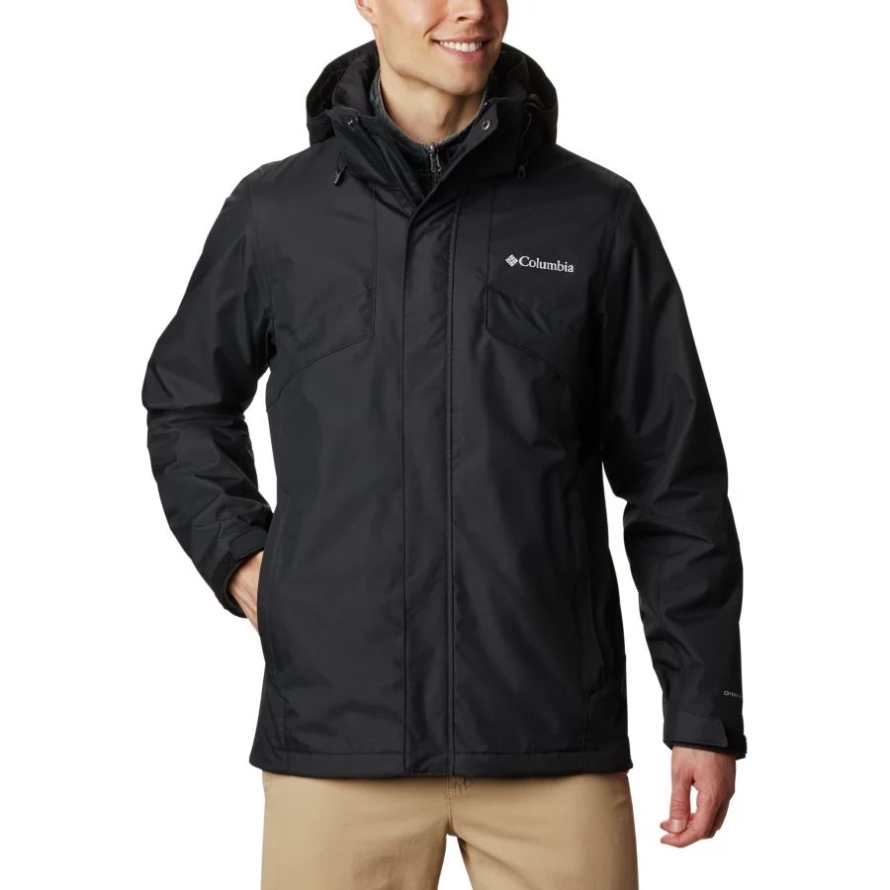 Black Men's Bugaboo II Fleece Interchange Jacket Columbia