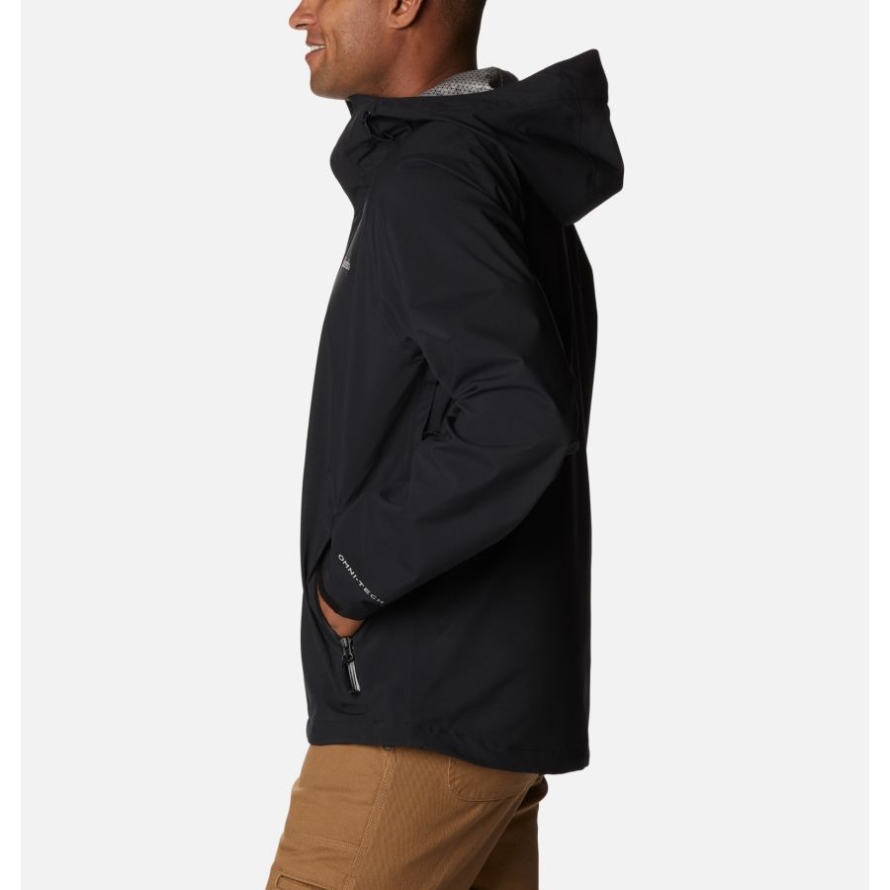 Black Men's Earth Explorer Shell Jacket Tall Columbia