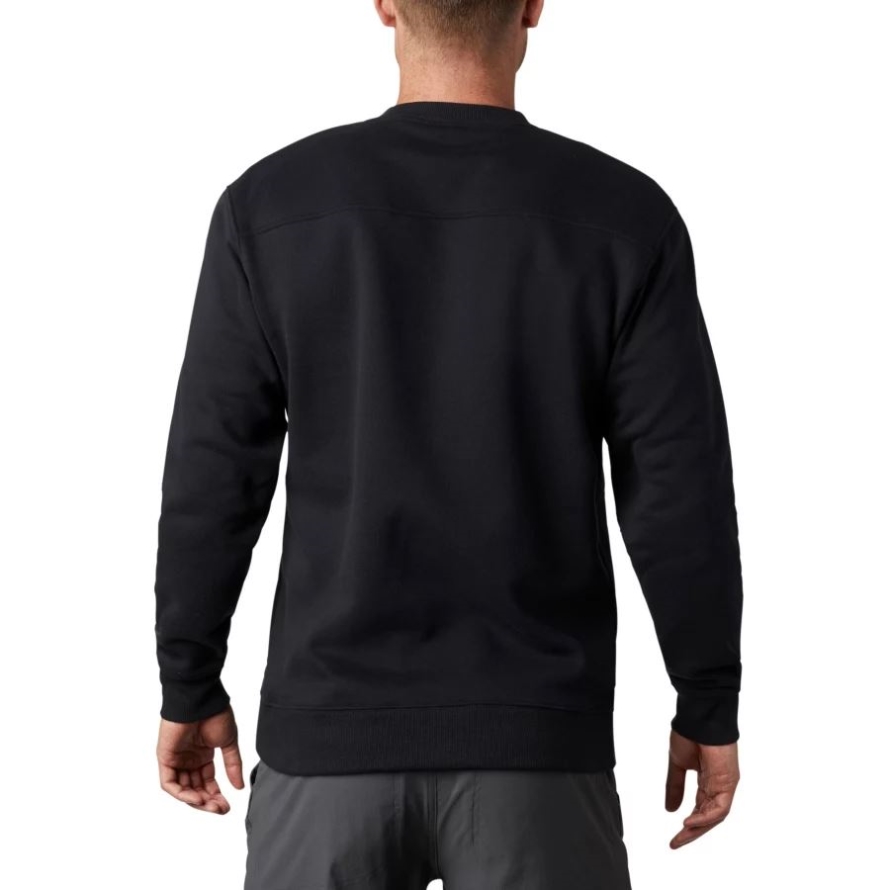 Black Men's Hart Mountain II Crew Sweatshirt Columbia