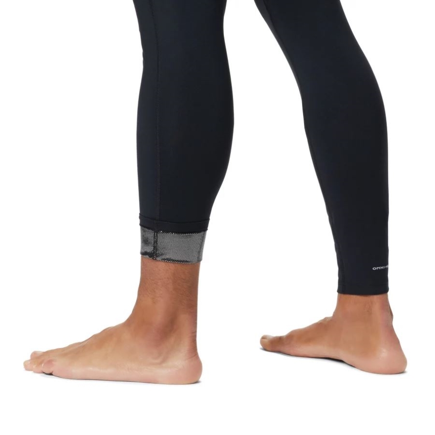 Black Men's Omni-Heat Midweight Baselayer Tights Columbia