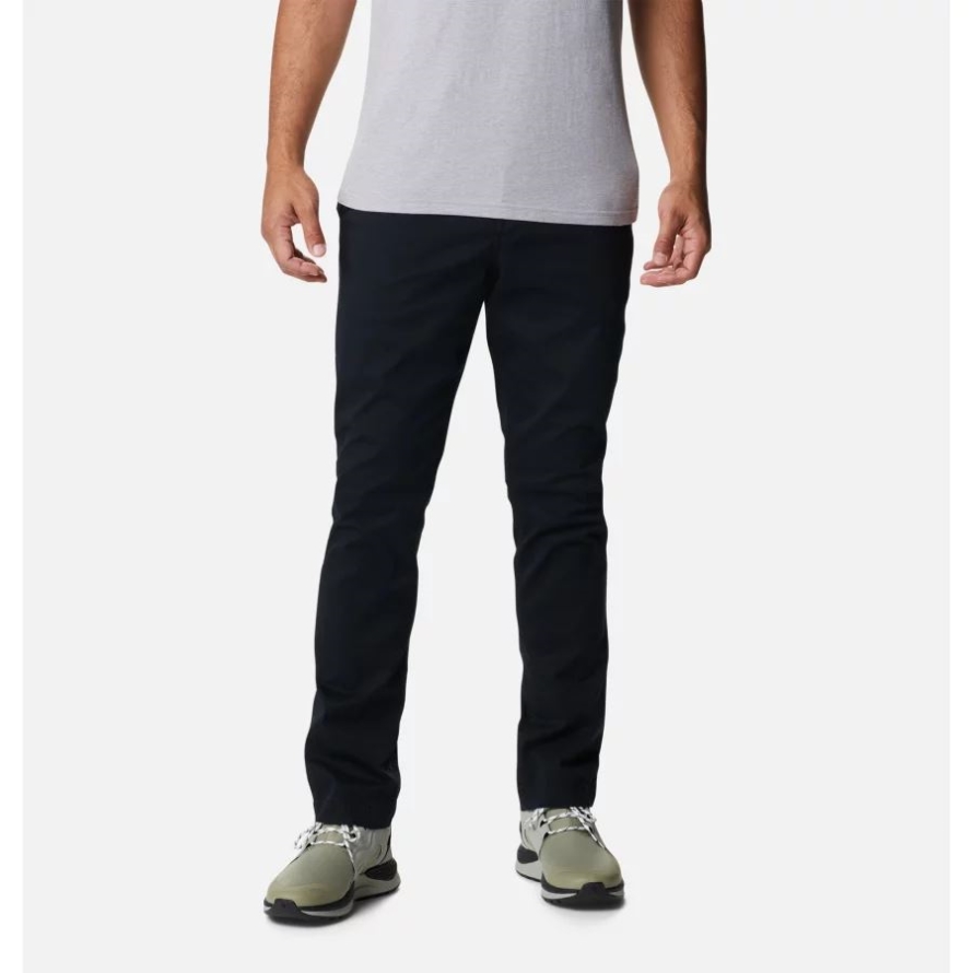 Black Men's Pacific Ridge Casual Chino Trousers Columbia