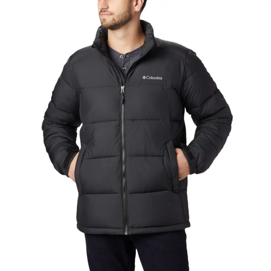 Black Men's Pike Lake Insulated Jacket Columbia Brand