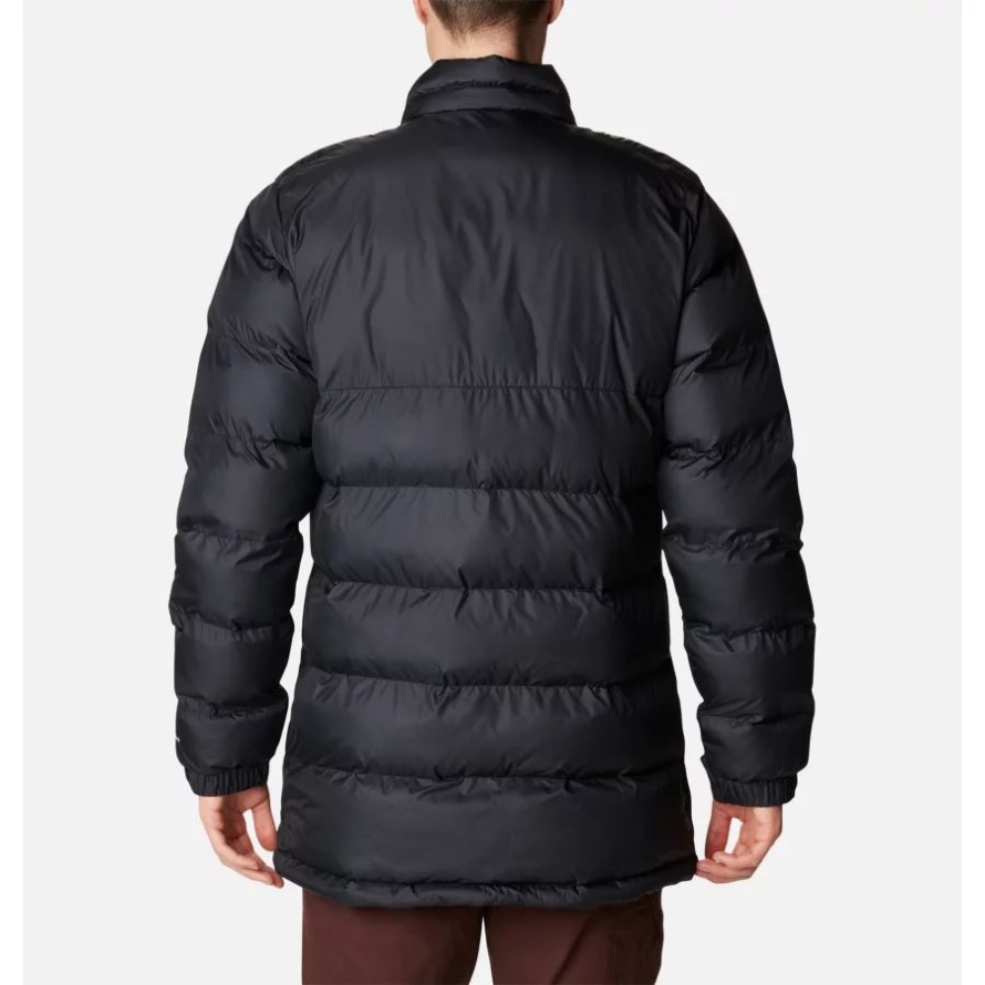 Black Men's Pike Lake Mid Insulated Jacket Columbia Brand