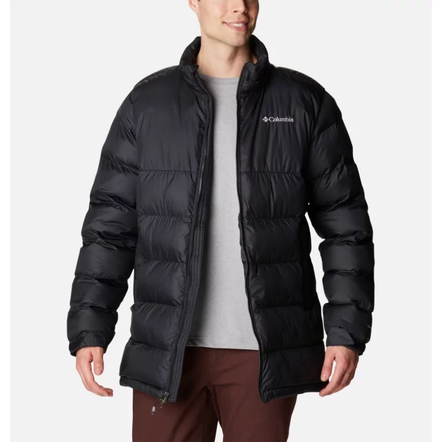 Black Men's Pike Lake Mid Insulated Jacket Columbia