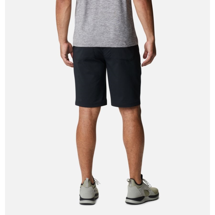 Black Men's Tech Trail Shorts Columbia Brand