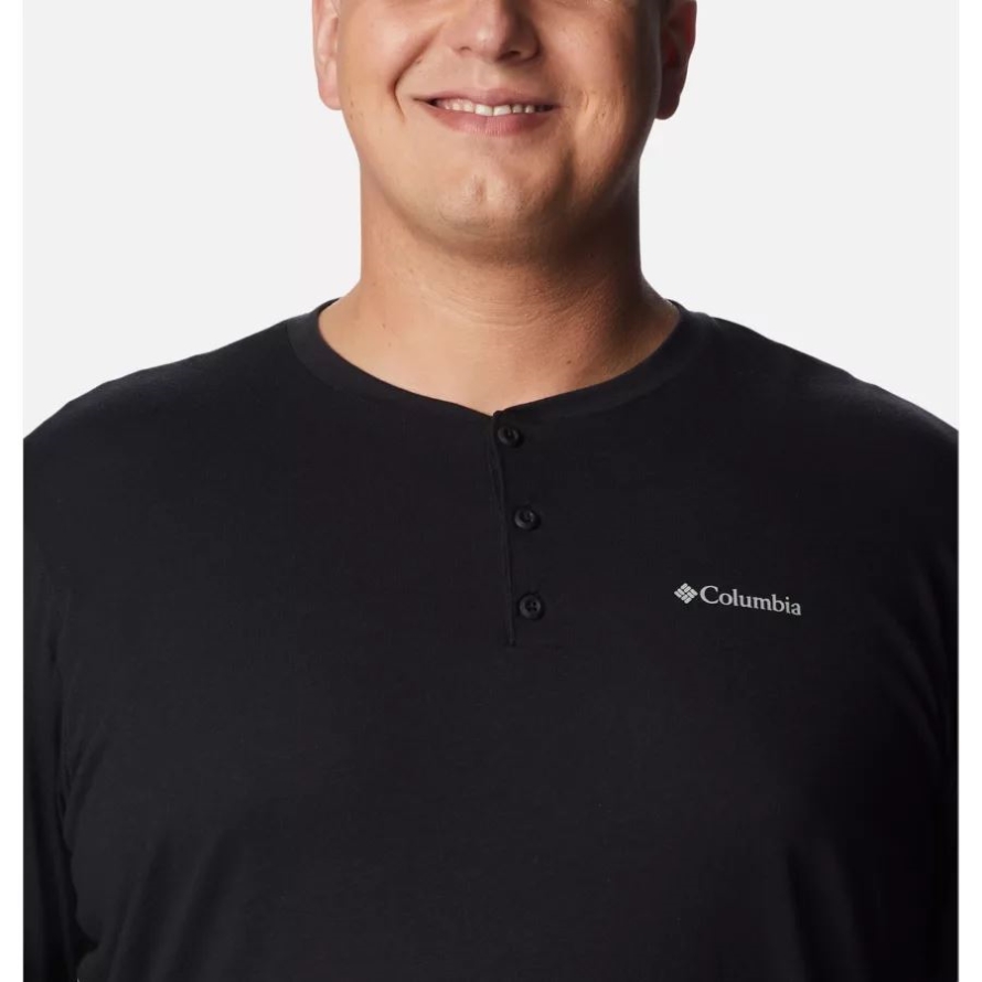 Black Men's Thistletown Hills Henley Big Columbia