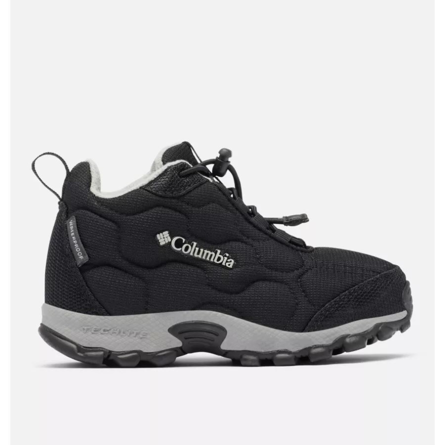 Black/Monument Kids' Firecamp Mid 2 Waterproof Shoe Columbia