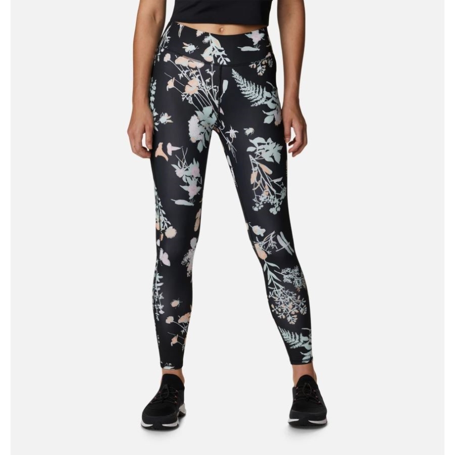 Black Radical Botanical Columbia Women's Lodge Printed 7/8 Leggings