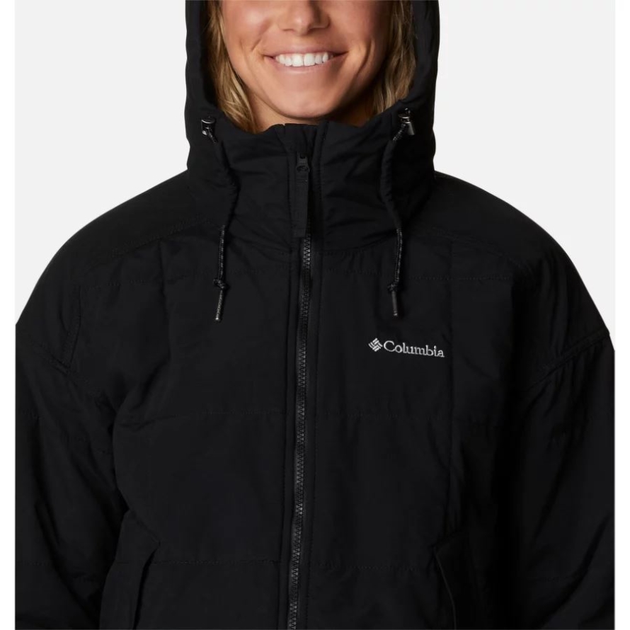 Black/Red Lily Check Print Columbia Women's Chatfield Hill Novelty Jacket