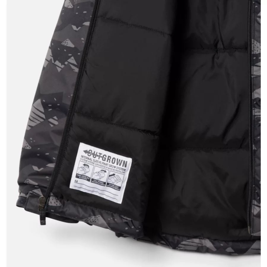 Black Scrapscape Tonal/Black/City Grey Boys' Lightning Lift II Jacket Columbia Brand