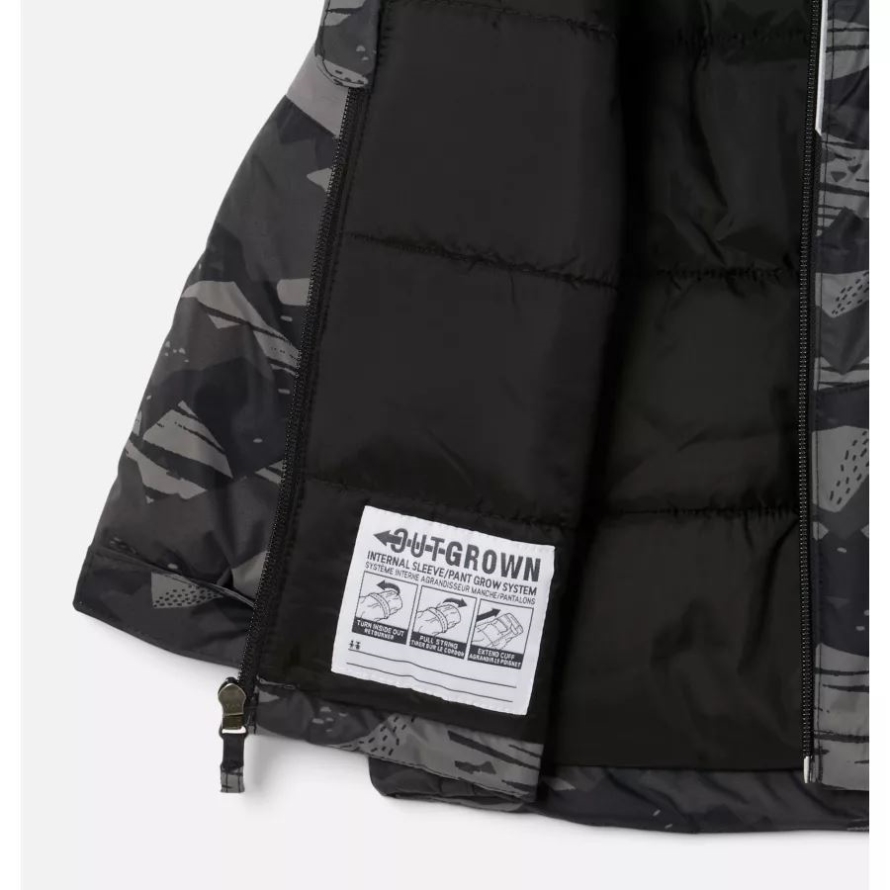 Black Scrapscape Tonal/Black/City Grey Columbia Boys' Toddler Lightning Lift II Jacket