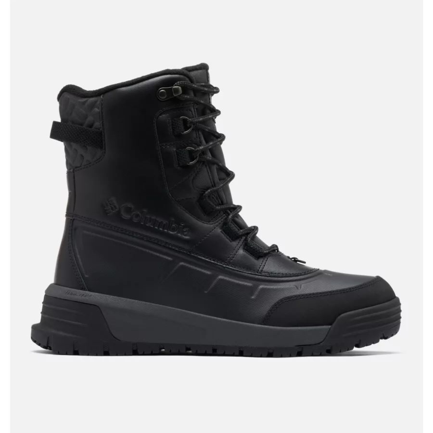 Black/Shark Men's Bugaboot Celsius Waterproof Snow Boot Columbia