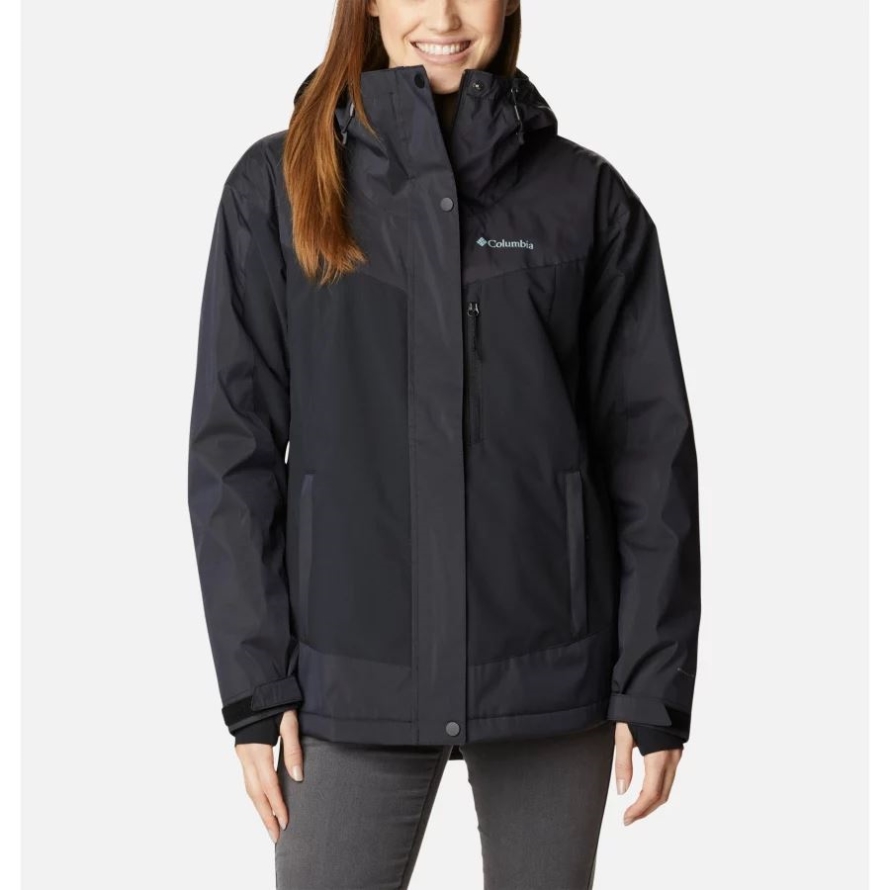Black Sheen Women's Point Park Waterproof Insulated Walking Jacket Columbia