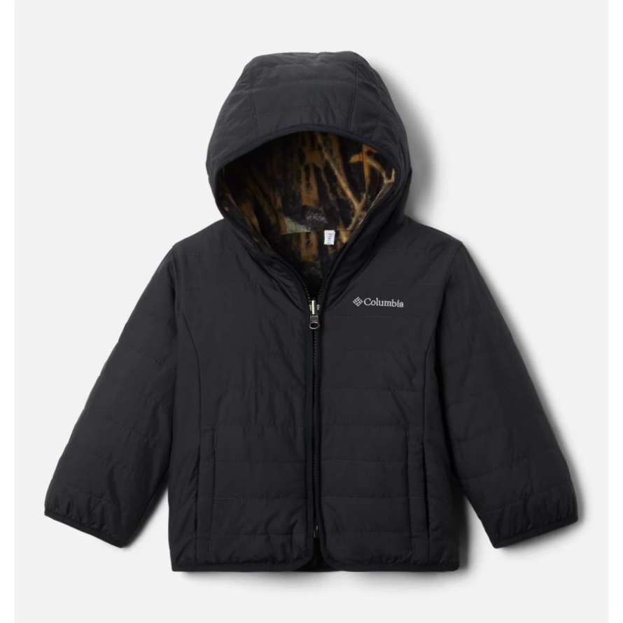 Black/Timberwolf Toddler Double Trouble Reversible Jacket Columbia