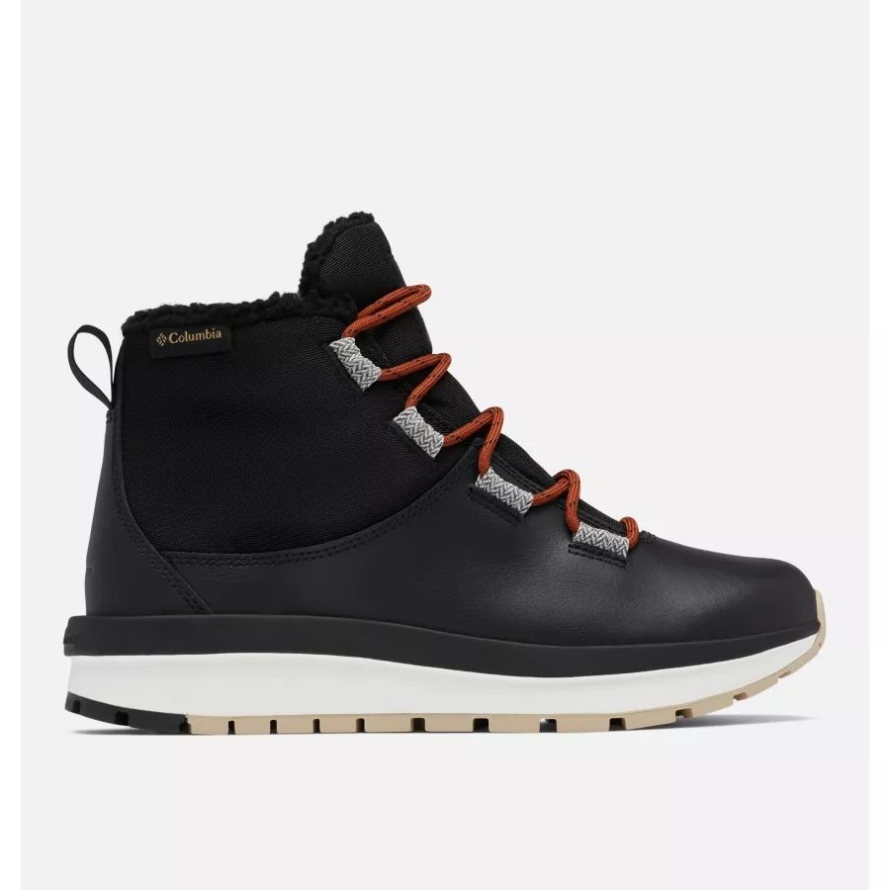 Black/Warm Gold Women's Autumn Moritza Shorty Waterproof Winter Boot Columbia