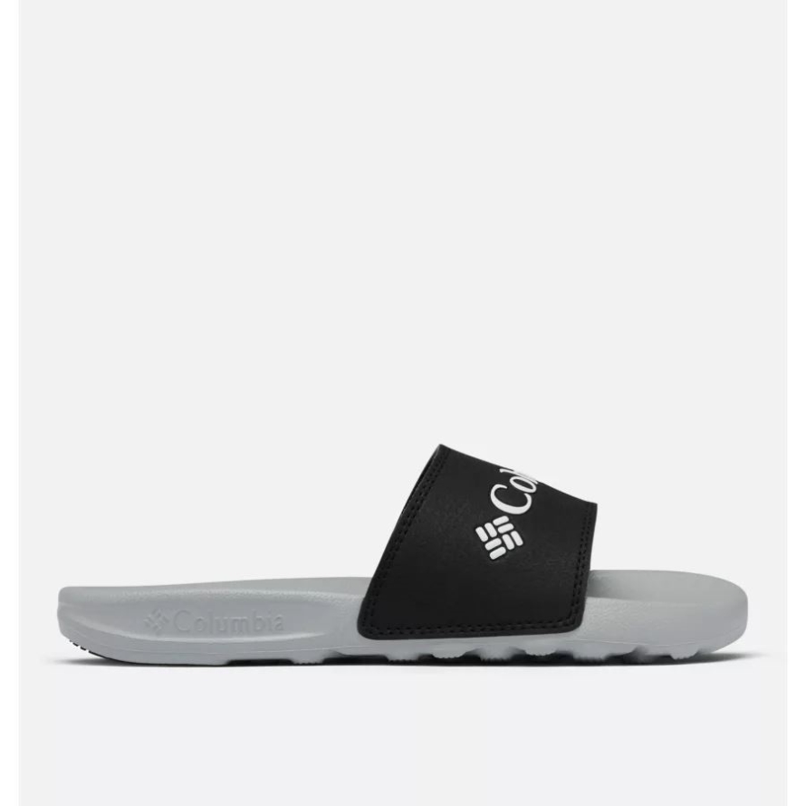 Black/White Columbia Kids' Hood River Slide Sandal