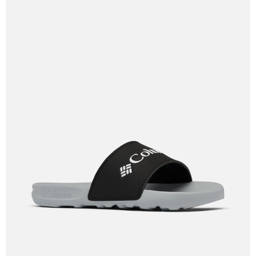 Black/White Columbia Kids' Hood River Slide Sandal