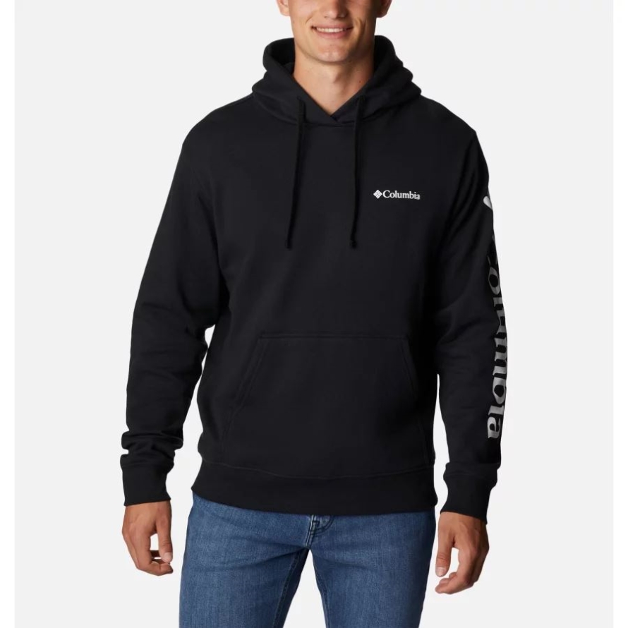 Black/White Men's Viewmont II Graphic Hoodie Extended Size Columbia