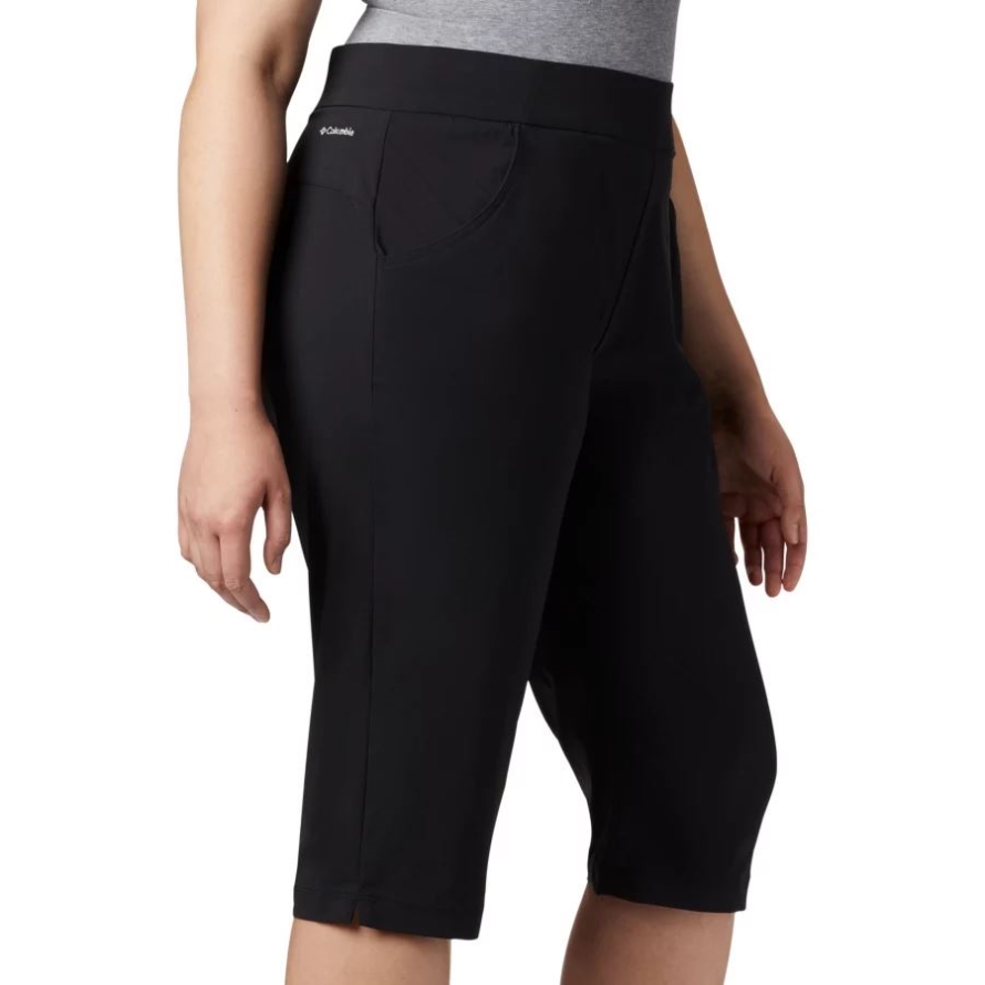 Black Women's Anytime Casual Capri Plus Size Columbia
