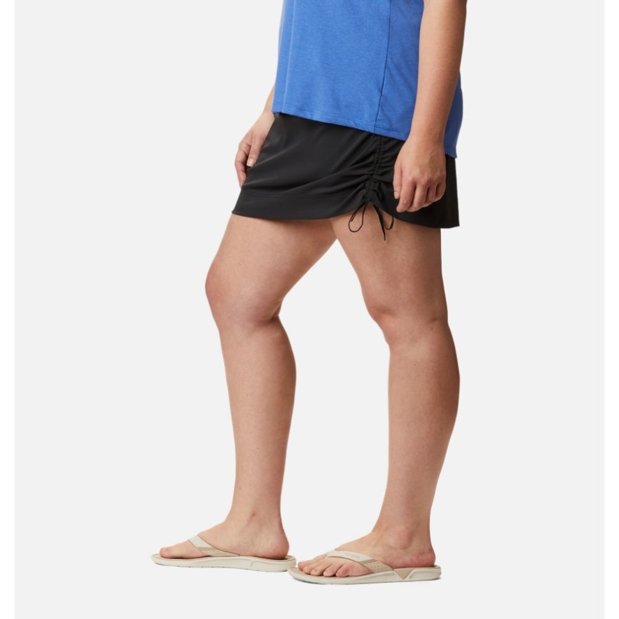 Black Women's Anytime Casual Skort Plus Size Columbia