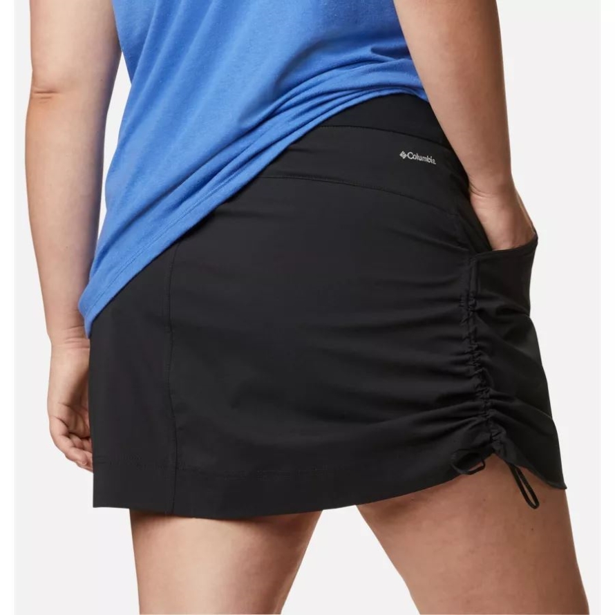 Black Women's Anytime Casual Skort Plus Size Columbia