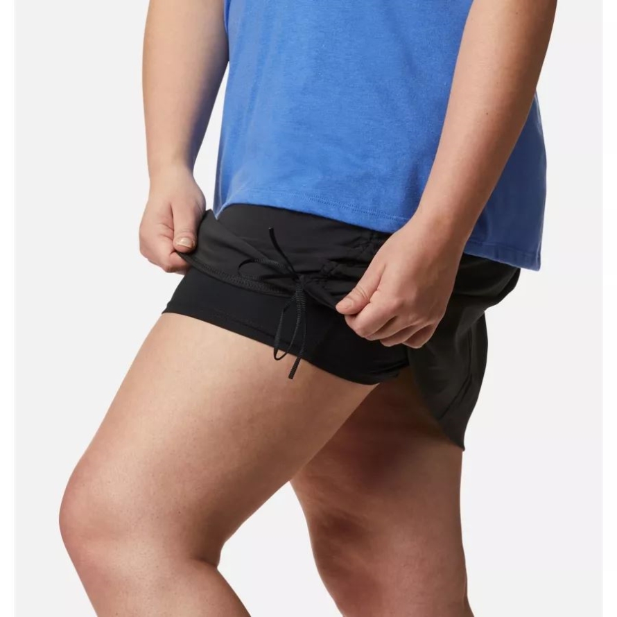 Black Women's Anytime Casual Skort Plus Size Columbia