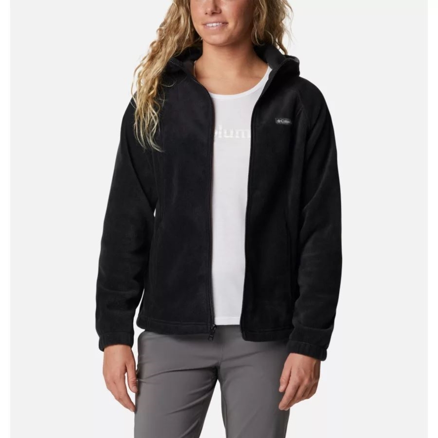 Black Women's Benton Springs Full Zip Hoodie Columbia