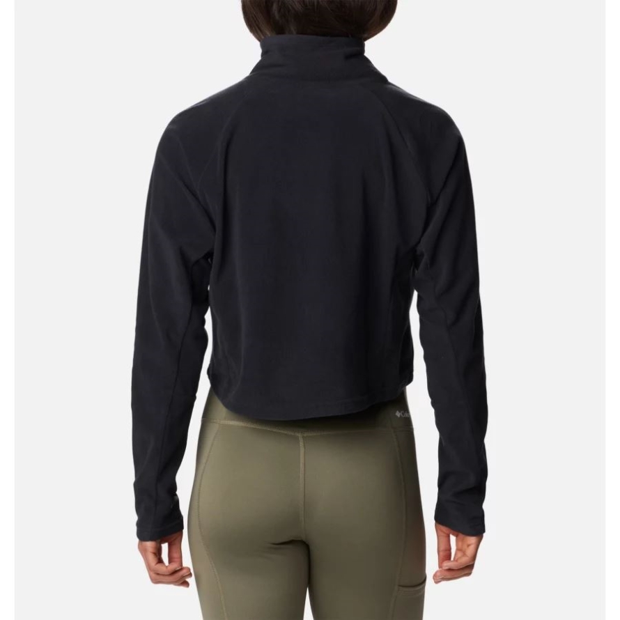 Black Women's Glacial II Casual Cropped Fleece Columbia
