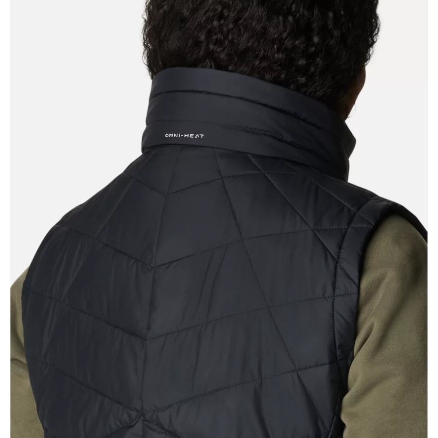 Black Women's Heavenly Long Vest Plus Size Columbia