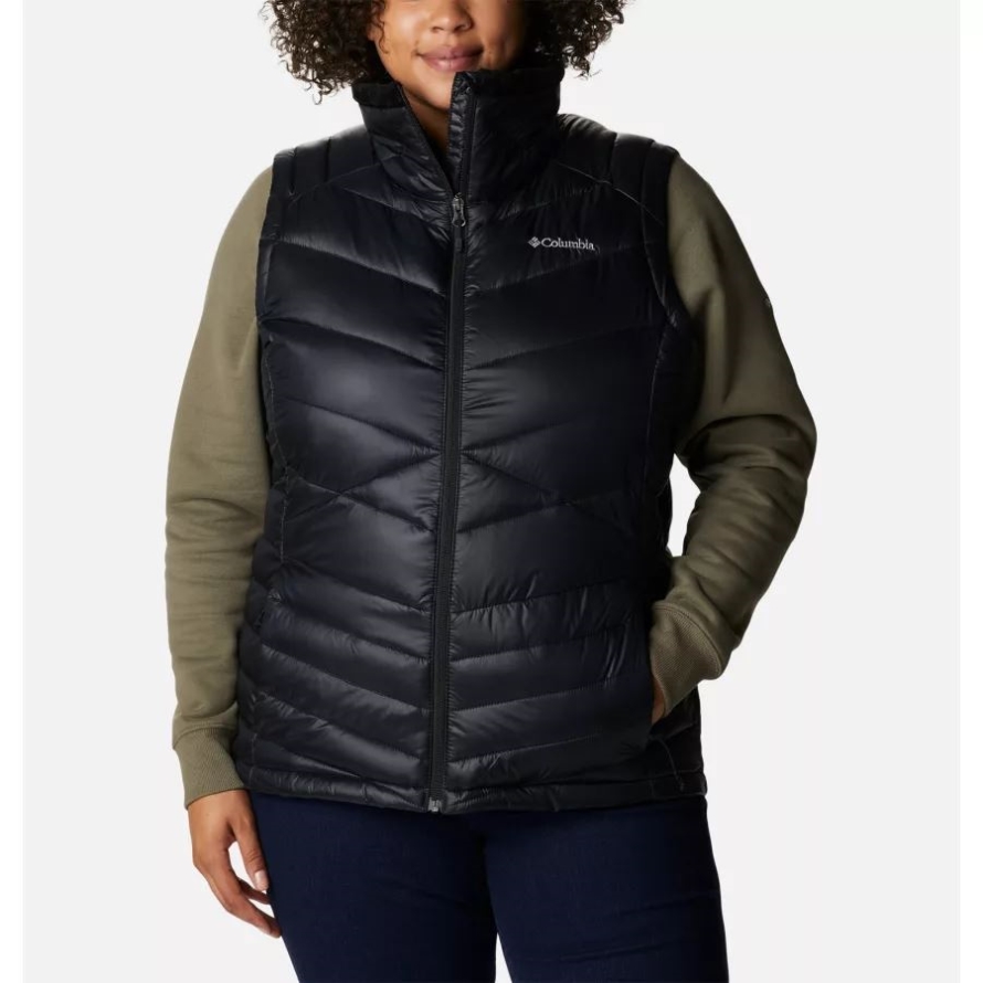 Black Women's Joy Peak Omni-Heat Infinity Insulated Vest Plus Size Columbia