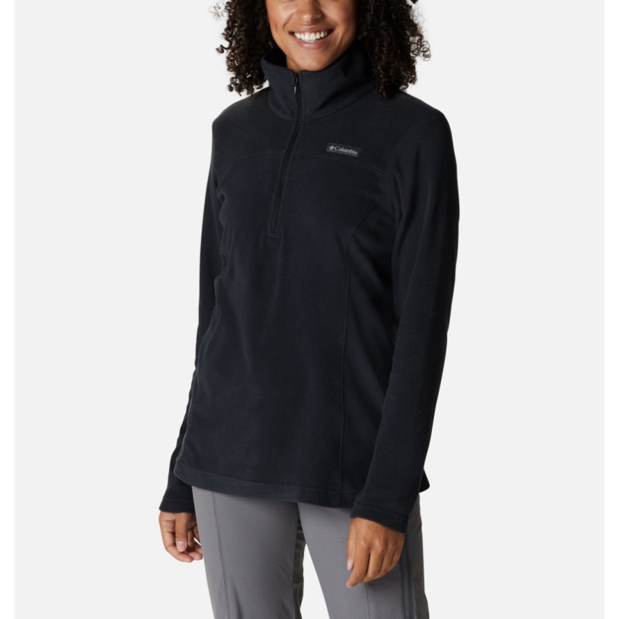 Black Women's Lake Aloha Half Zip Fleece Pullover Columbia