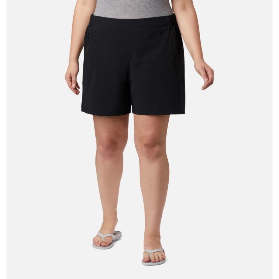 Black Women's PFG Tidal II Shorts Plus Size Columbia