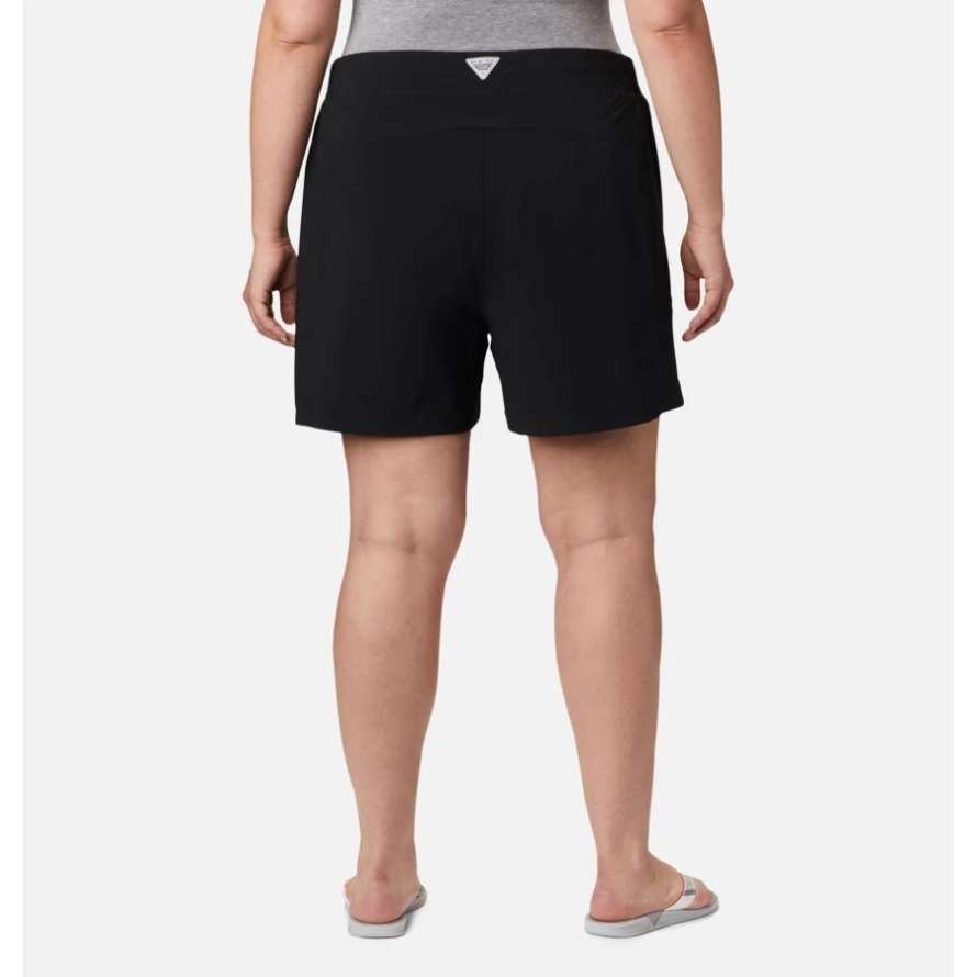 Black Women's PFG Tidal II Shorts Plus Size Columbia
