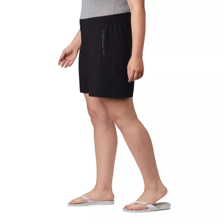 Black Women's PFG Tidal II Shorts Plus Size Columbia