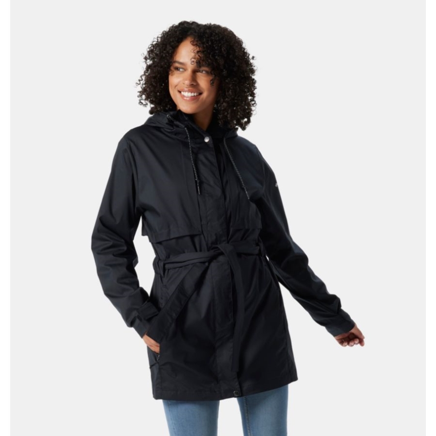 Black Women's Pardon My Trench Rain Jacket Columbia