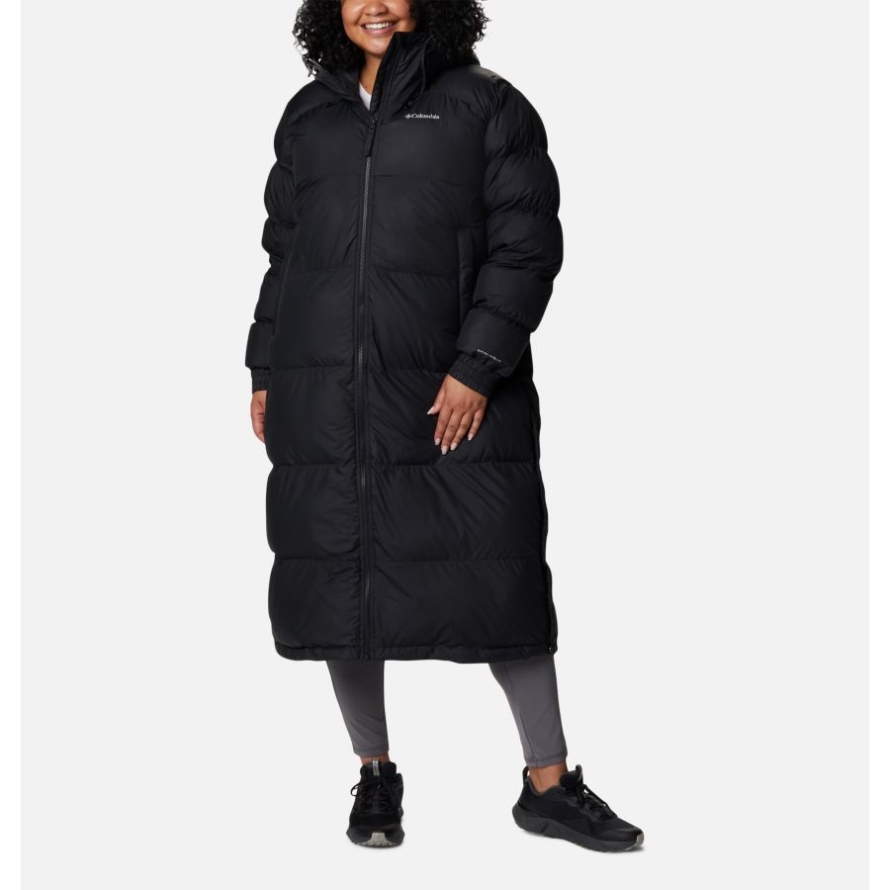 Black Women's Pike Lake Long Jacket Plus Size Columbia