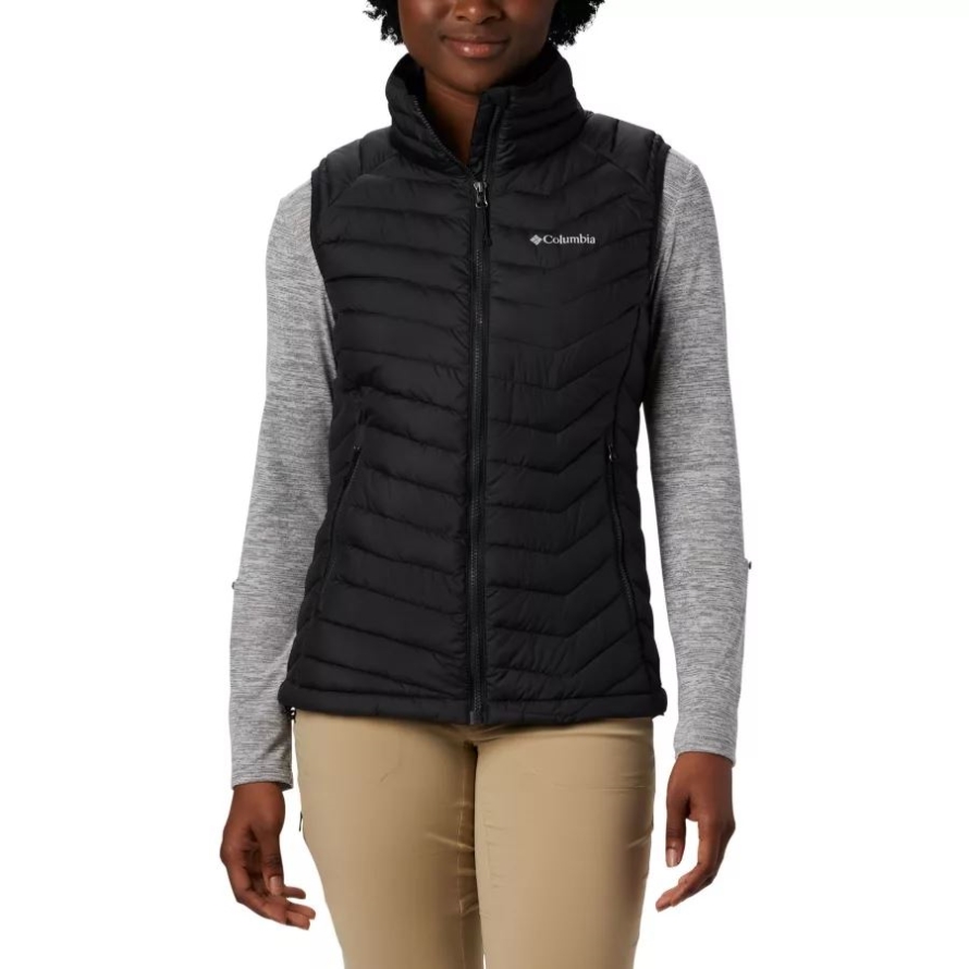 Black Women's Powder Lite Insulated Vest Columbia