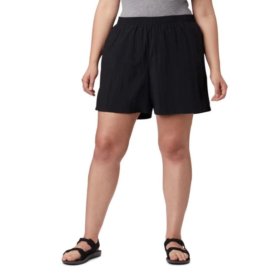 Black Women's Sandy River Shorts Plus Size Columbia