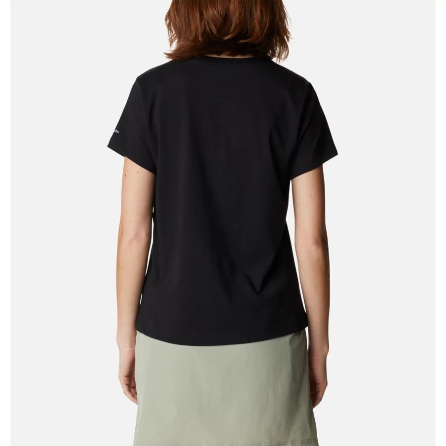Black Women's Sapphire Point Short Sleeve Shirt Columbia