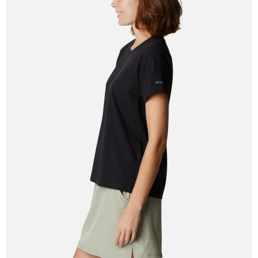 Black Women's Sapphire Point Short Sleeve Shirt Columbia