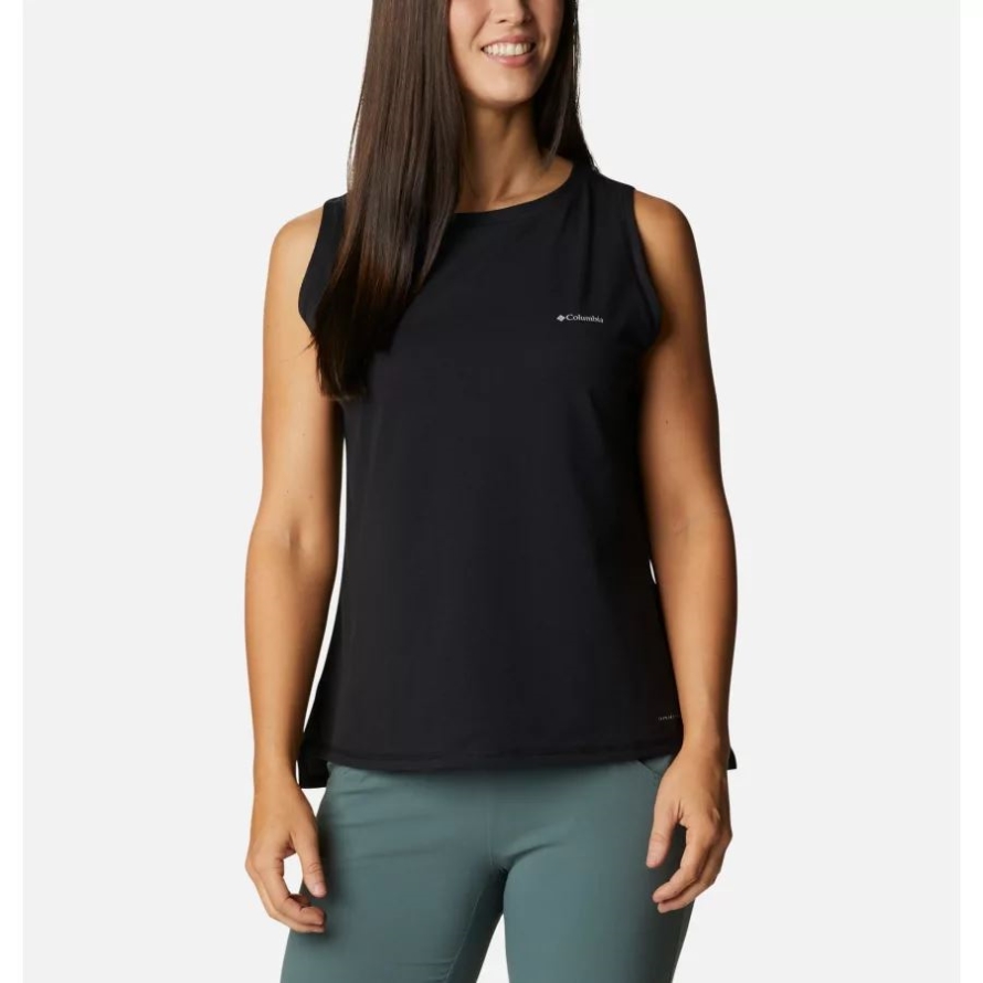 Black Women's Sun Trek Tank Columbia