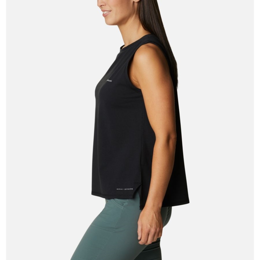Black Women's Sun Trek Tank Columbia