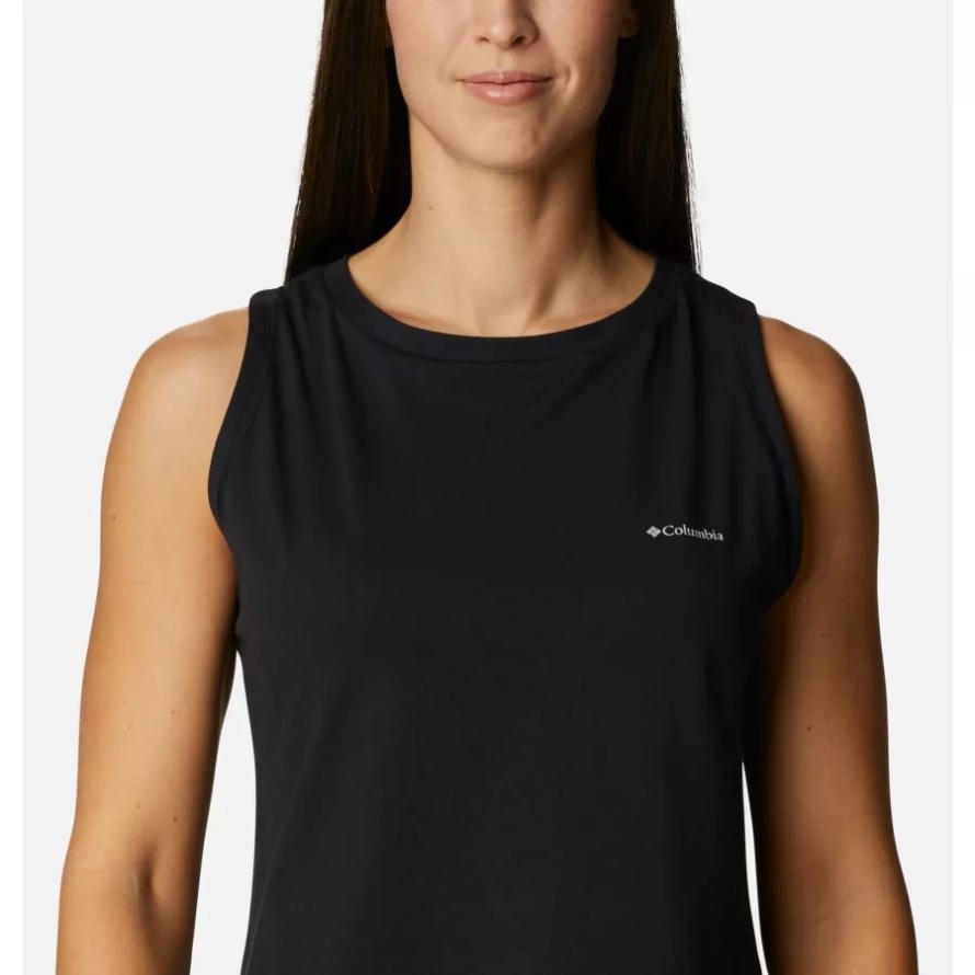 Black Women's Sun Trek Tank Columbia